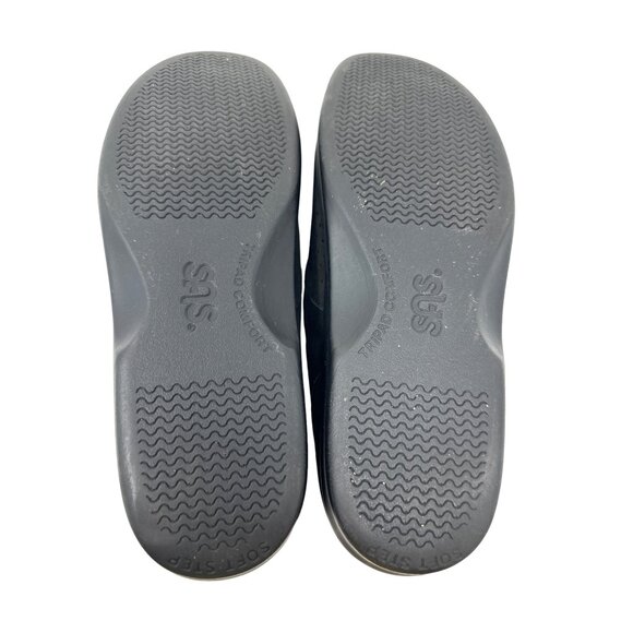 SAS Viva Black Suede Slip On Tripad Comfort Women's Shoes Size 8.5N - Picture 12 of 12